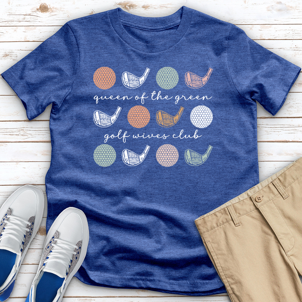 Queen Of The Green Heathered Tee