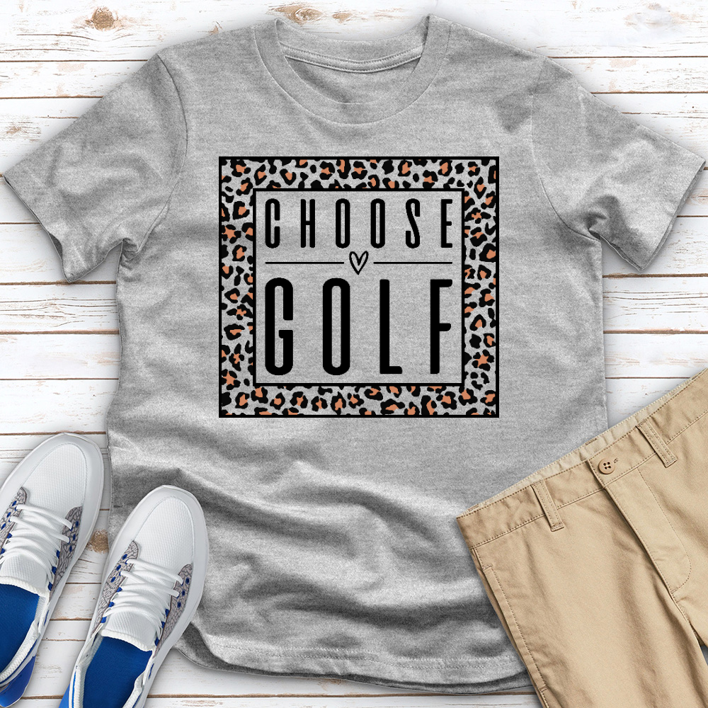 Choose Golf Heathered Tee - Gray