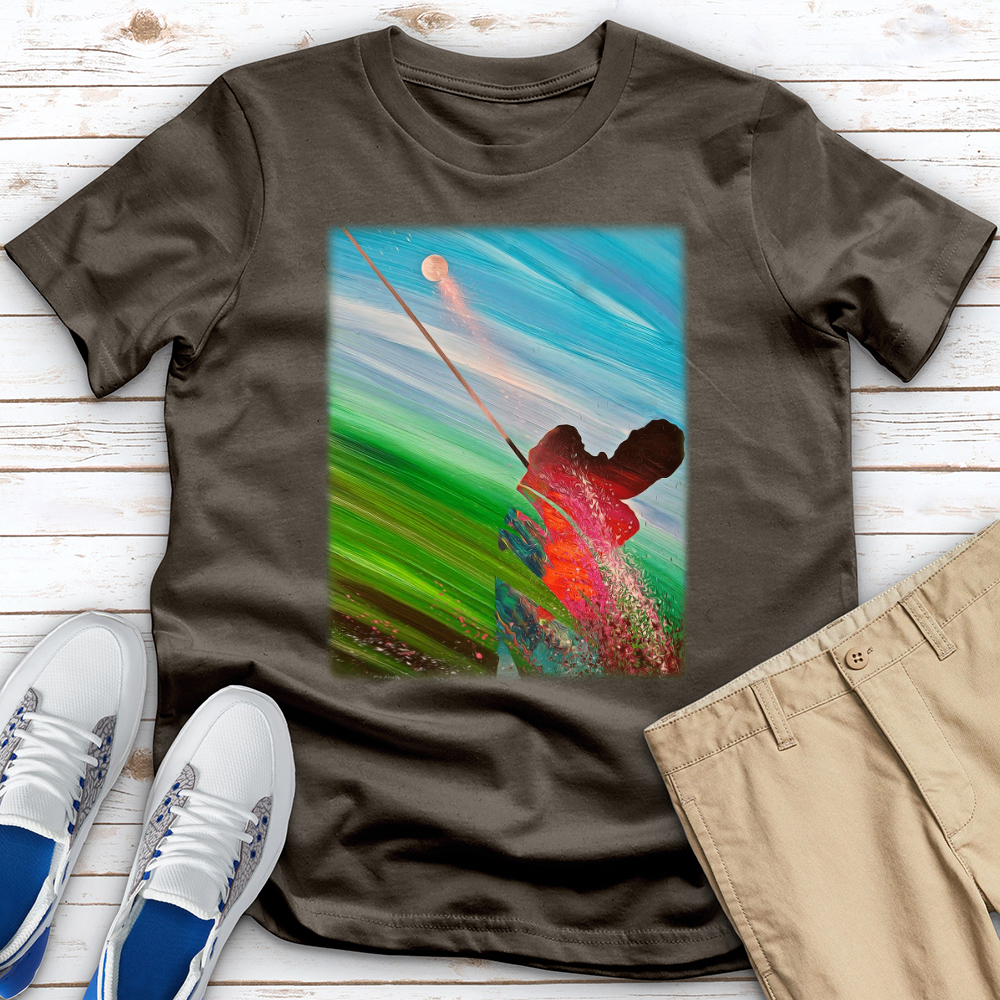 Watercolor Golfer Tee