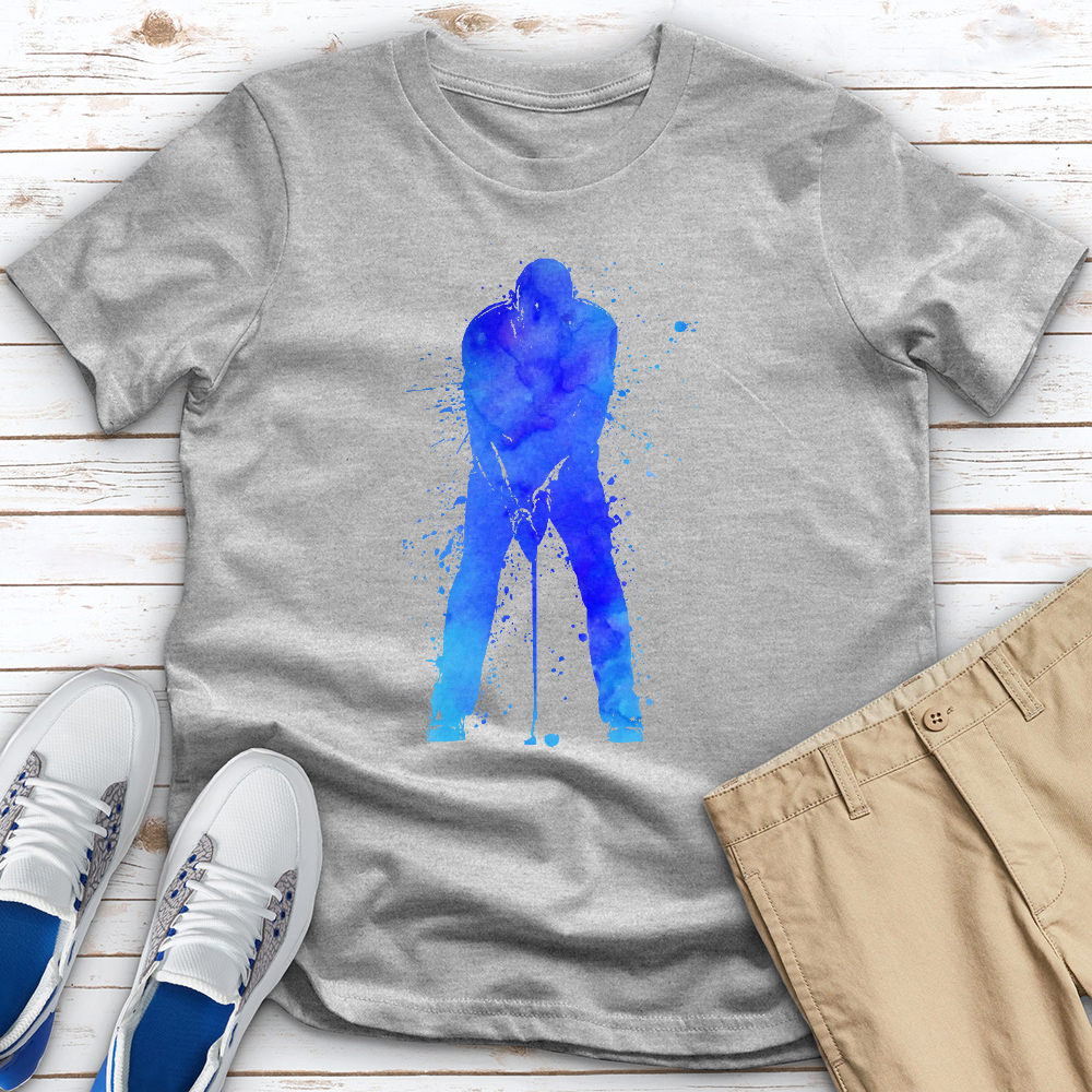 Watercolor Putt Tee