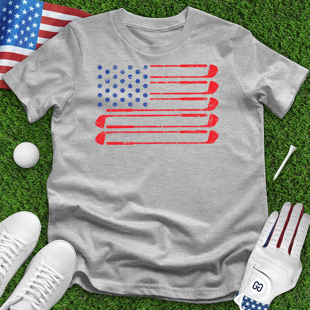 USA Flag Clubs Tee