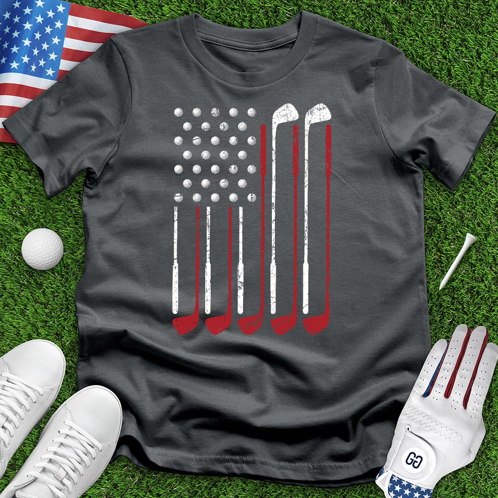 Flag Golf Clubs Tee