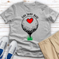 Live Love Golf Heart Heathered Tee