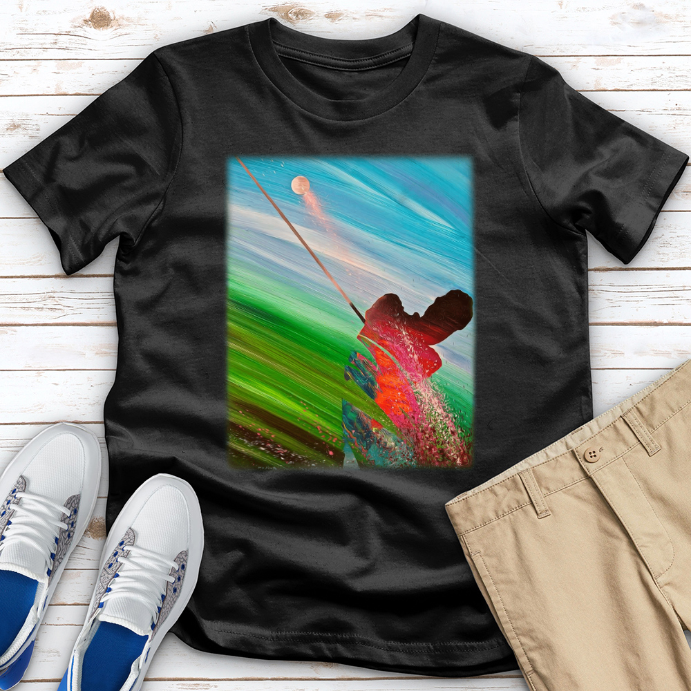 Watercolor Golfer Tee