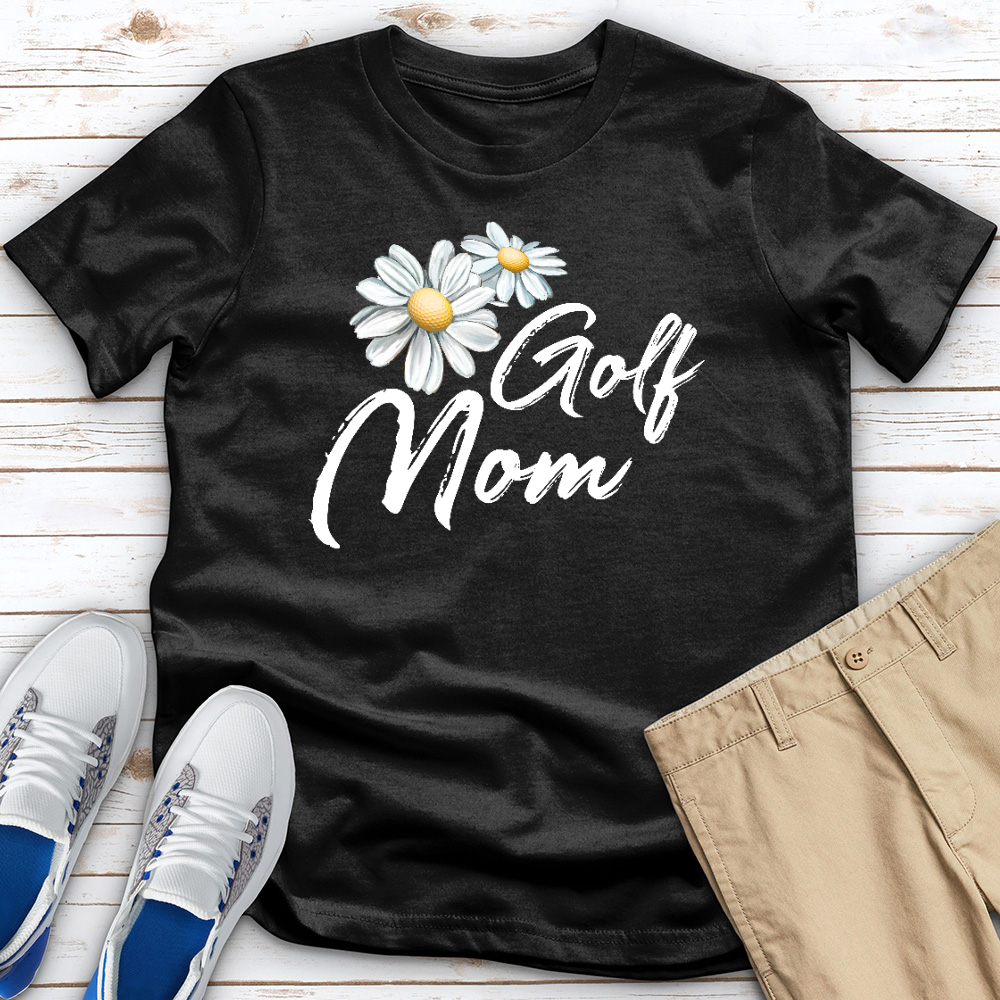 Golf Mom Daisy Hetahered Tee