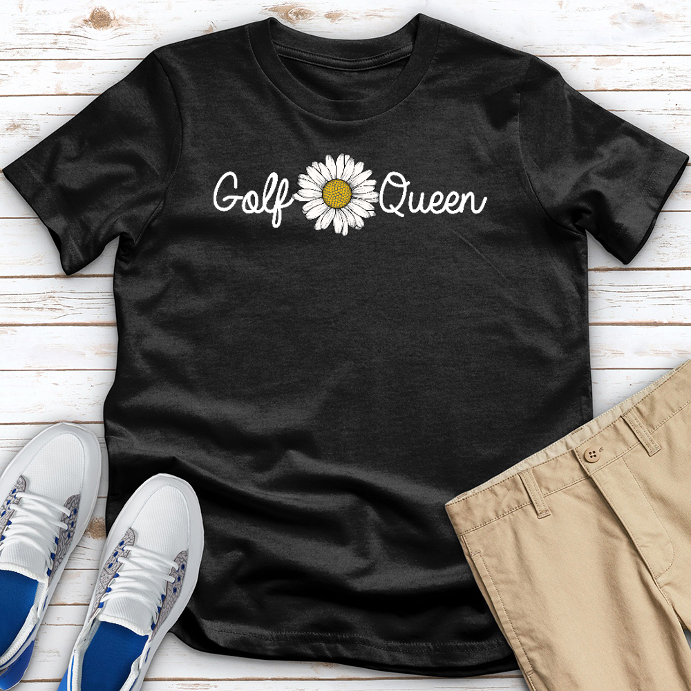 Golfing Sunflower Heathered Tee