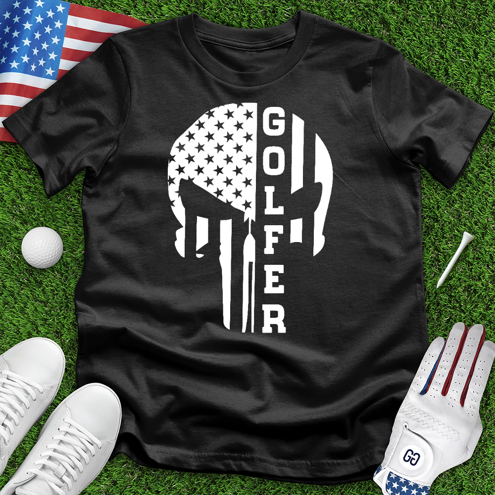 Skull Golfer Tee