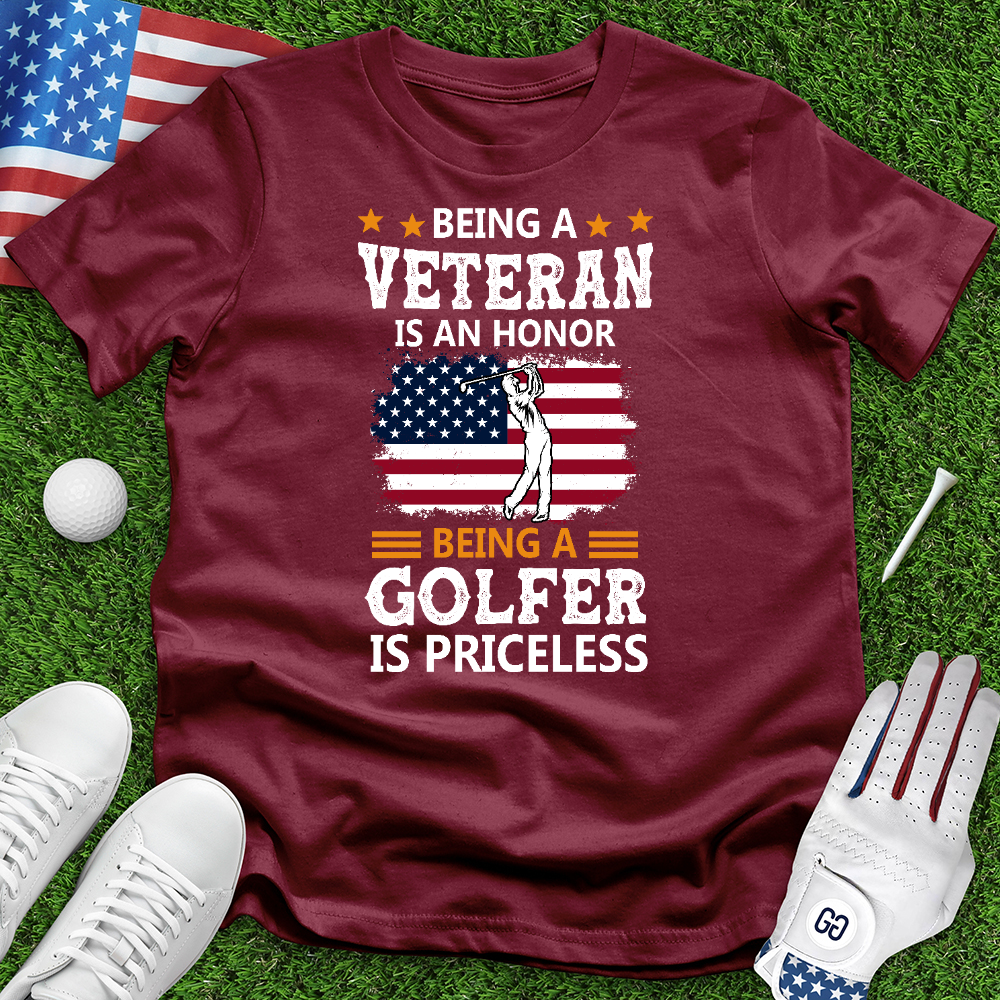 Veteran Priceless Golfer Tee