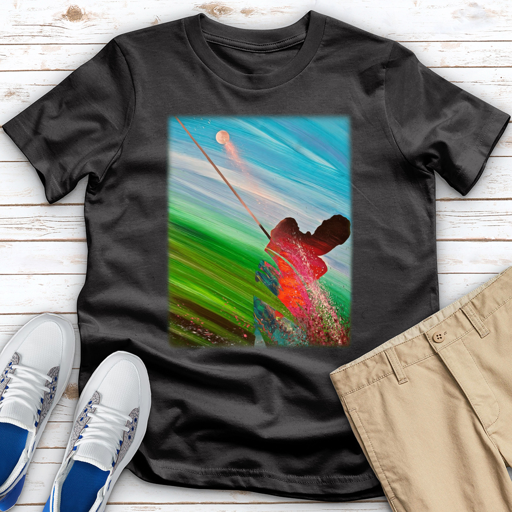 Watercolor Golfer Tee