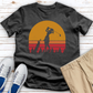 Female Golfer 2 Heathered Tee