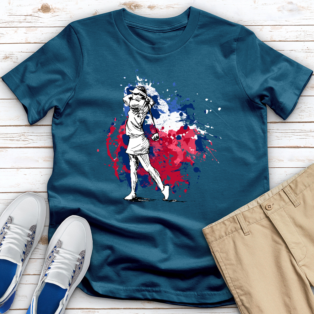 Change to Female Golfer Tee