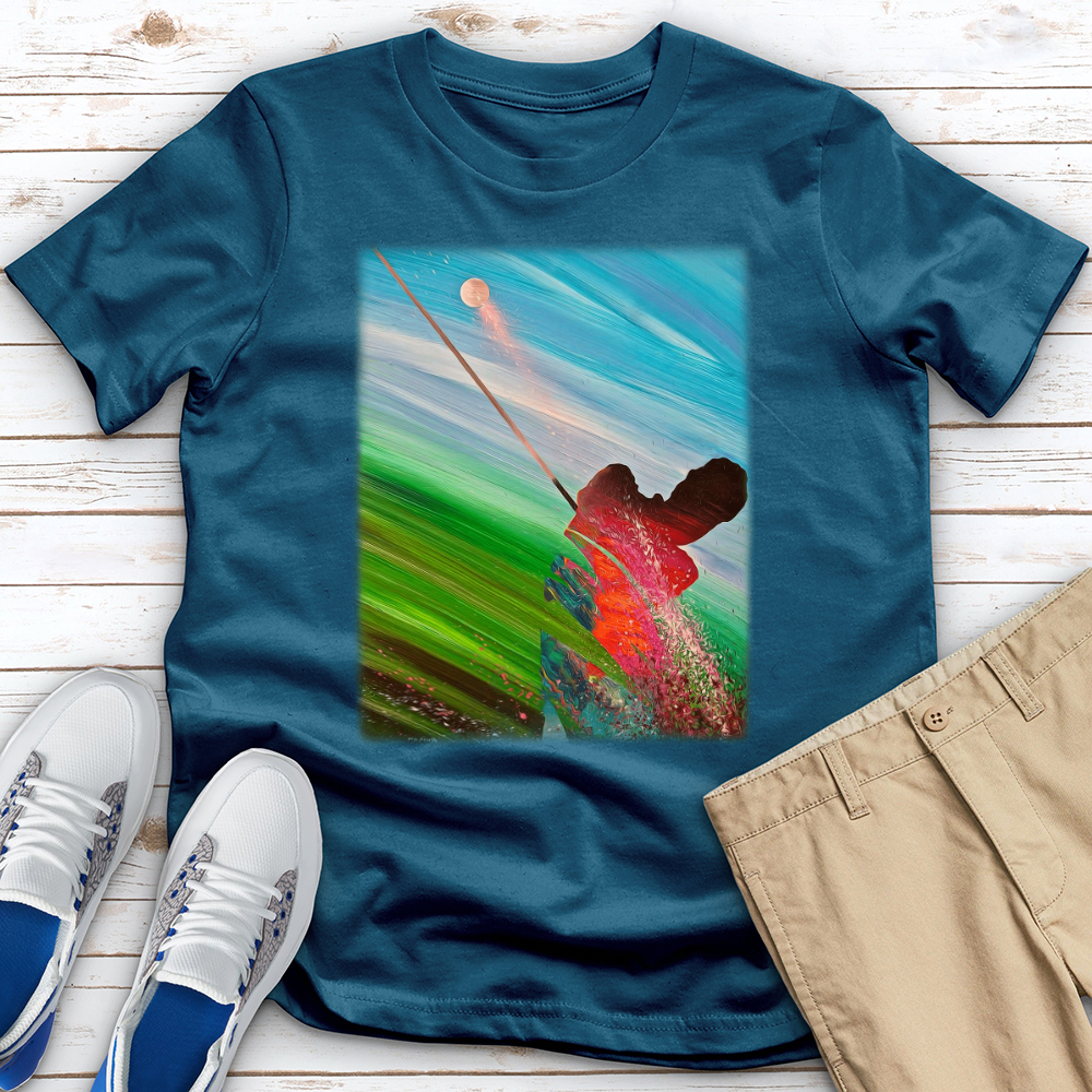 Watercolor Golfer Tee