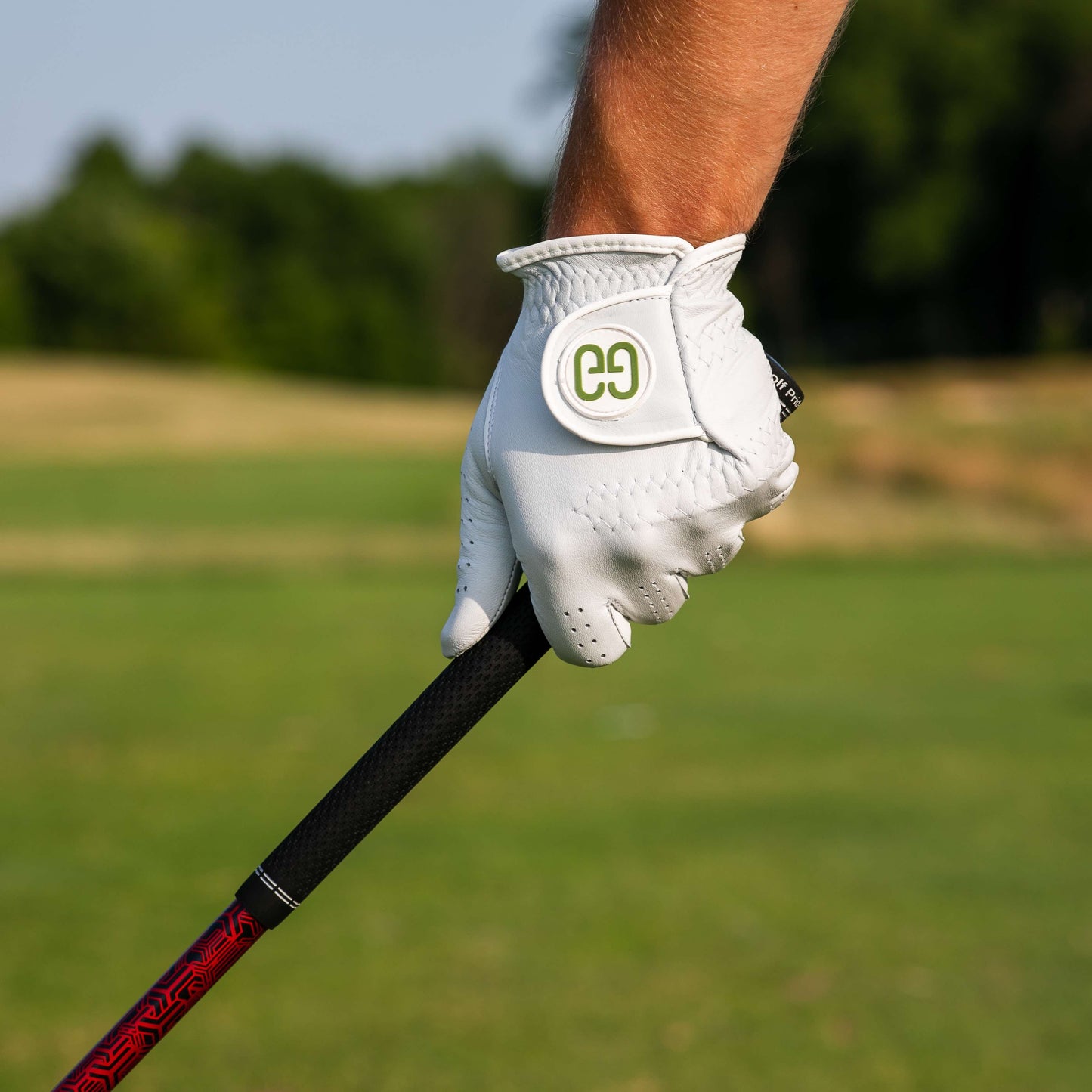 White Golf Glove