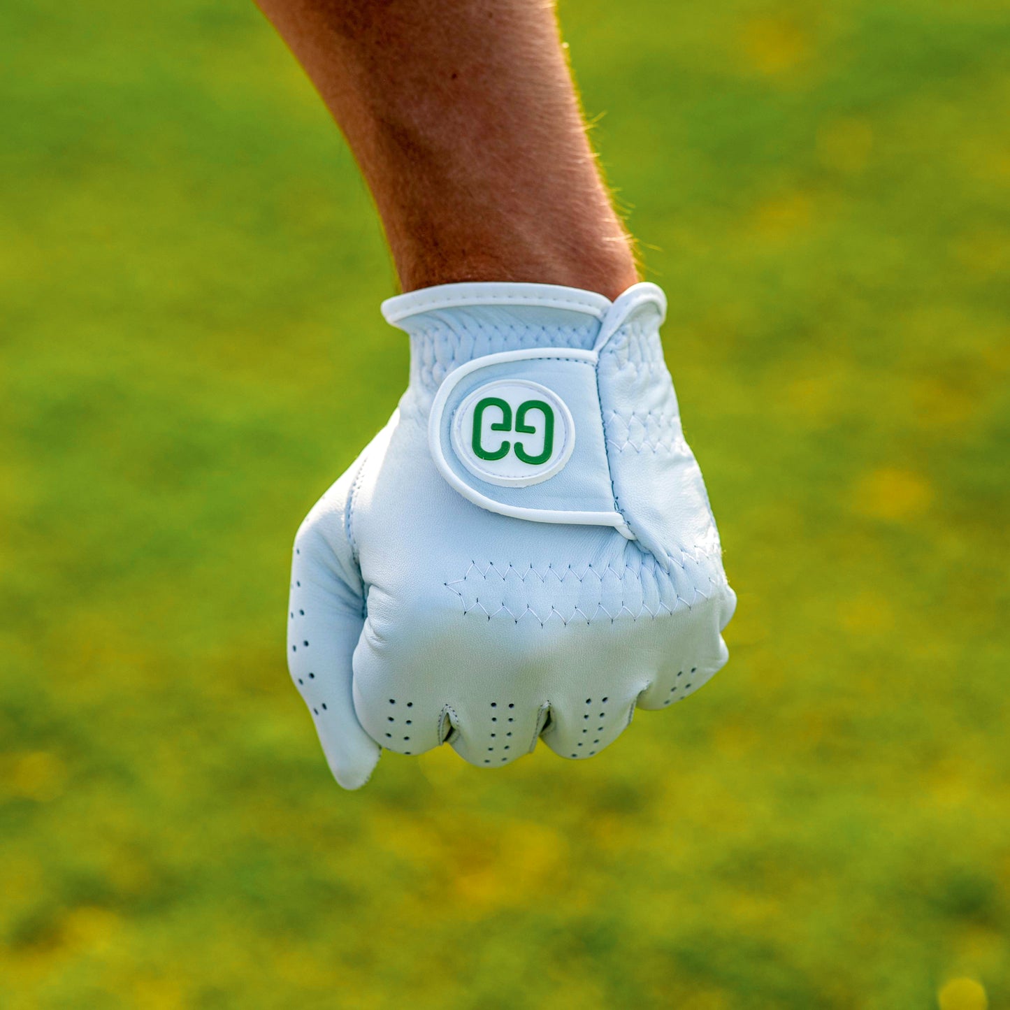 White Golf Glove