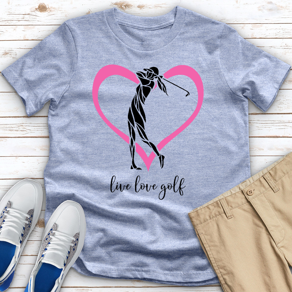 Queen Of Golf Heathered Tee