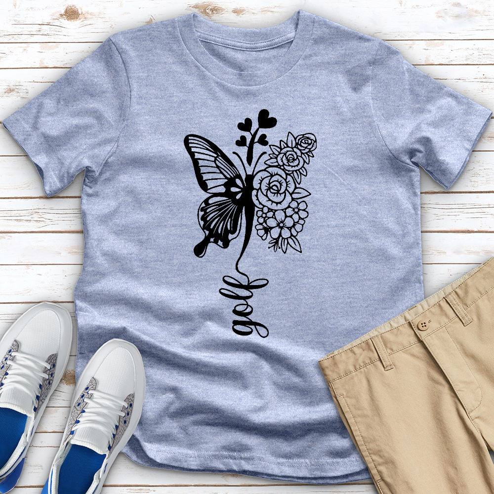 Golf Butterfly Heathered Tee