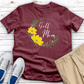 Golf Mom Wreath Heathered Tee