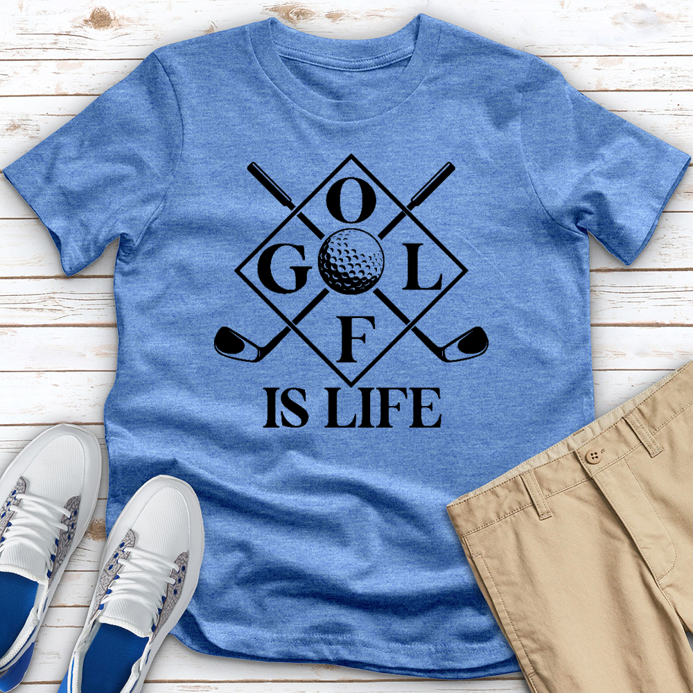 Golf Is Life 04 Heathered Tee