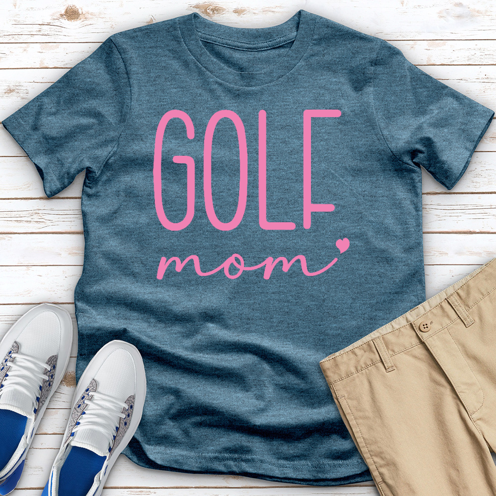 Golf Mom Heathered Tee