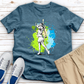 Female Golfer 4 Heathered Tee