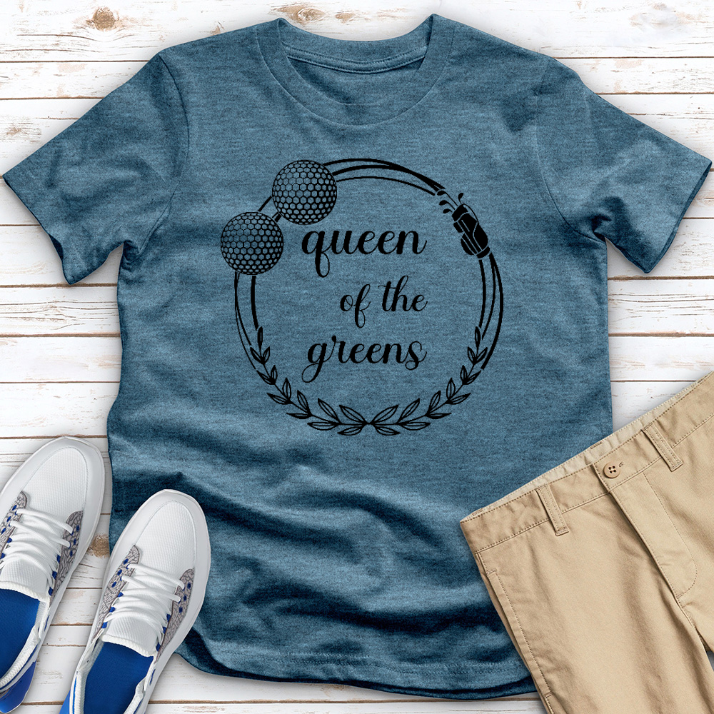 Be Kind Play Golf Heathered Tee