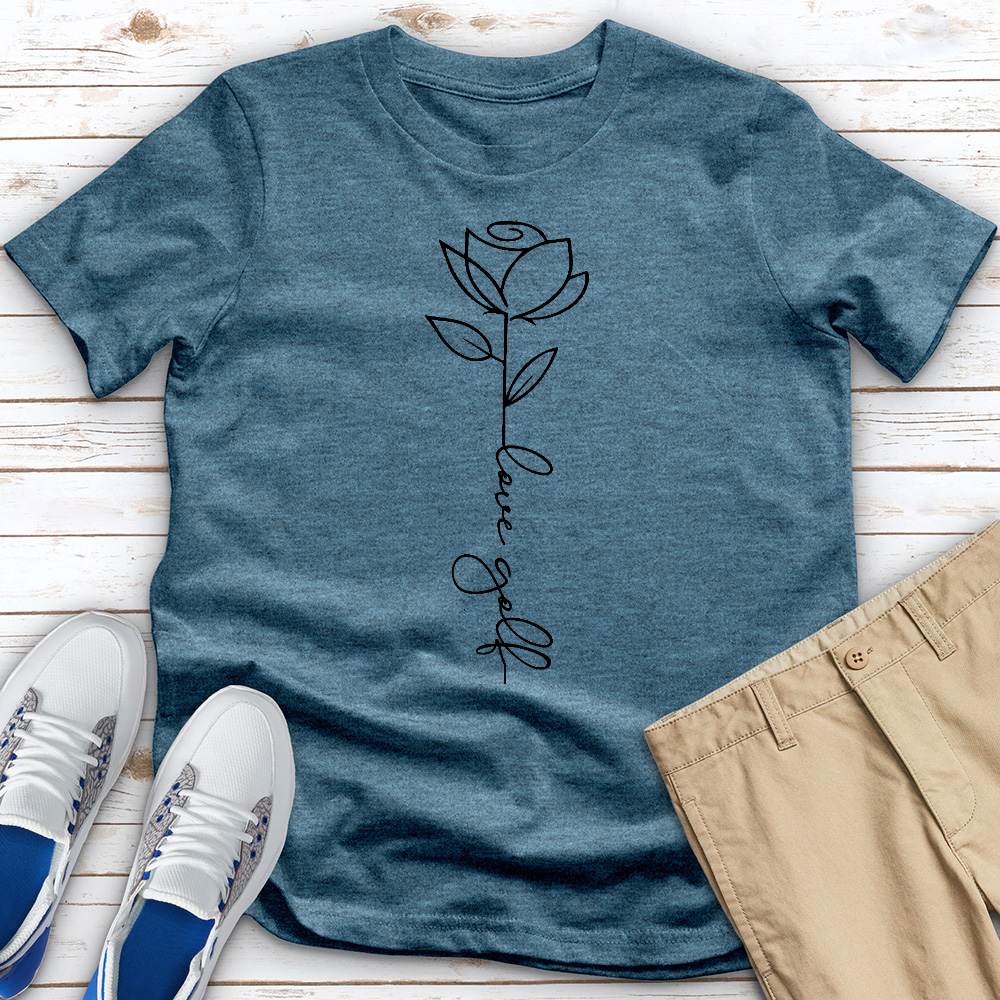 Love Golf Heathered Tee