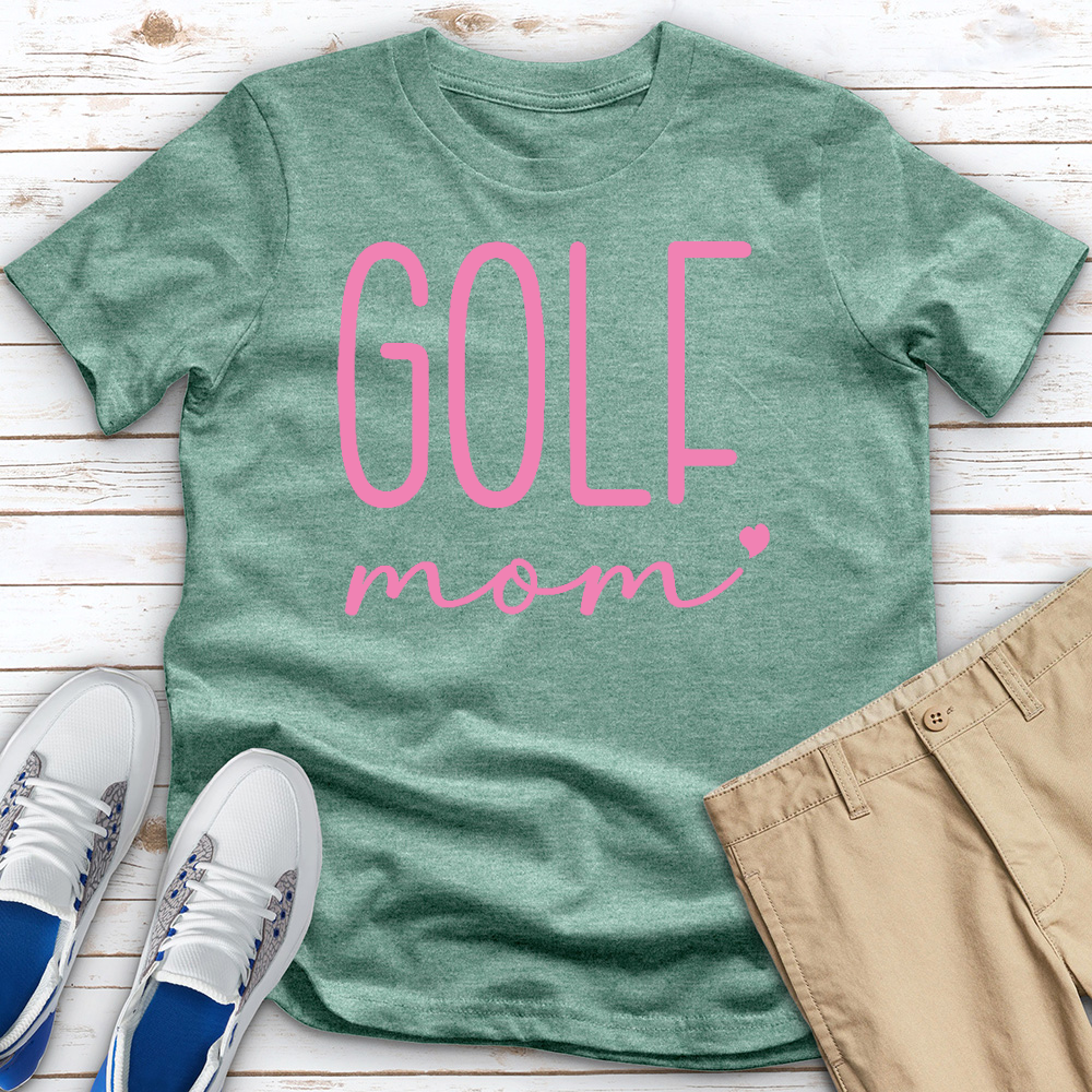 Golf Mom Heathered Tee