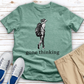 Gone Thinking Heathered Tee