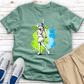 Female Golfer 4 Heathered Tee