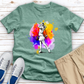 Watercolor Female Golfer 3 Heathered Tee