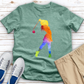 Watercolor Female Golfer 2 Heathered Tee