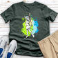 Female Golfer 4 Heathered Tee