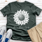 Live Love Golf Sunflower Ball Heathered Tee