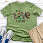 For The Love Of Golf Loepard Heathered Tee