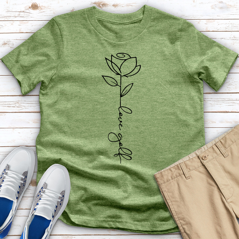 Love Golf Heathered Tee