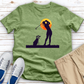 Female Golfer 03 Heathered Tee