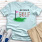 All I Need Is Golf Floral Heathered Tee