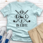 Golf Is Life 04 Heathered Tee