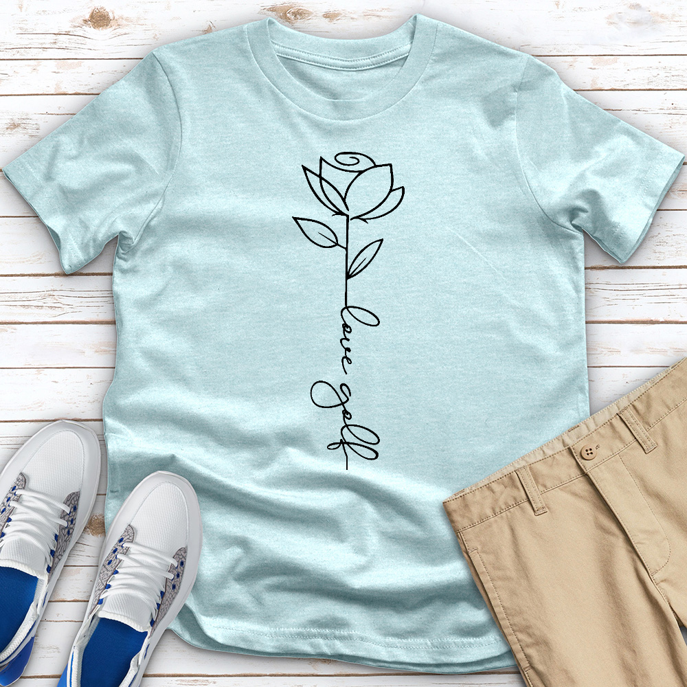 Love Golf Heathered Tee