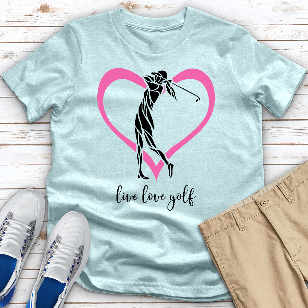 Queen Of Golf Heathered Tee