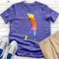 Watercolor Female Golfer 2 Heathered Tee