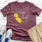 Golf Girl Wreath Heathered Tee