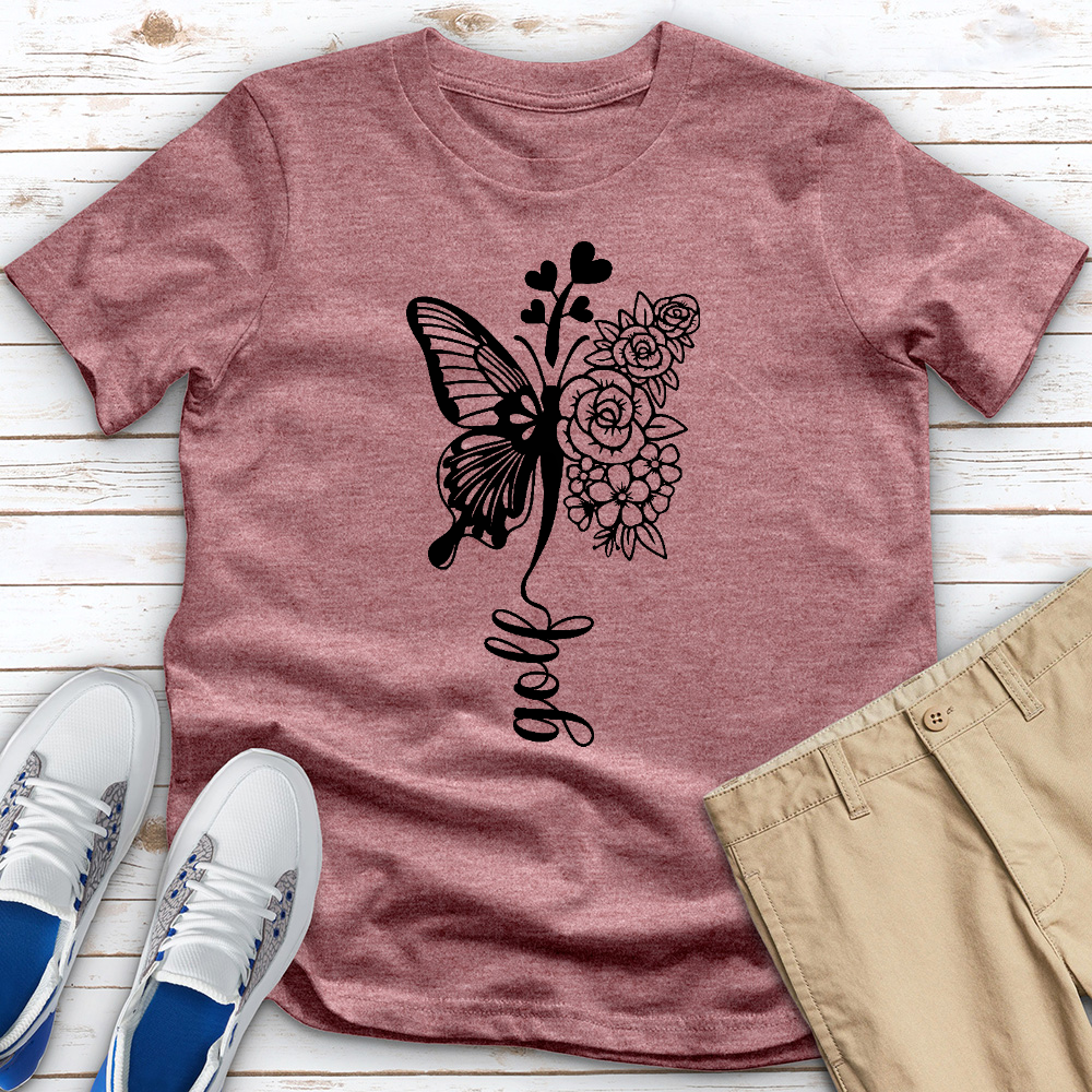 Golf Butterfly Heathered Tee