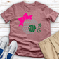 Golf Girl Bow Heathered Tee