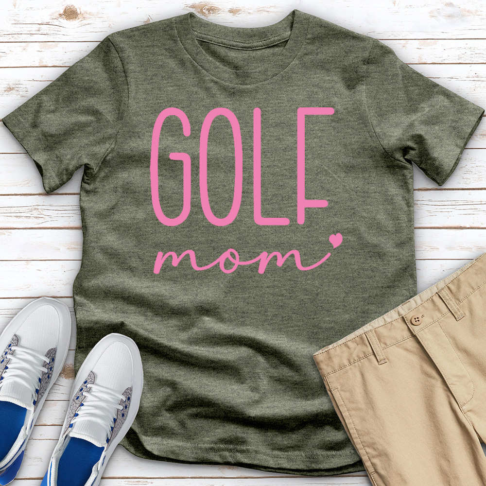 Golf Mom Heathered Tee