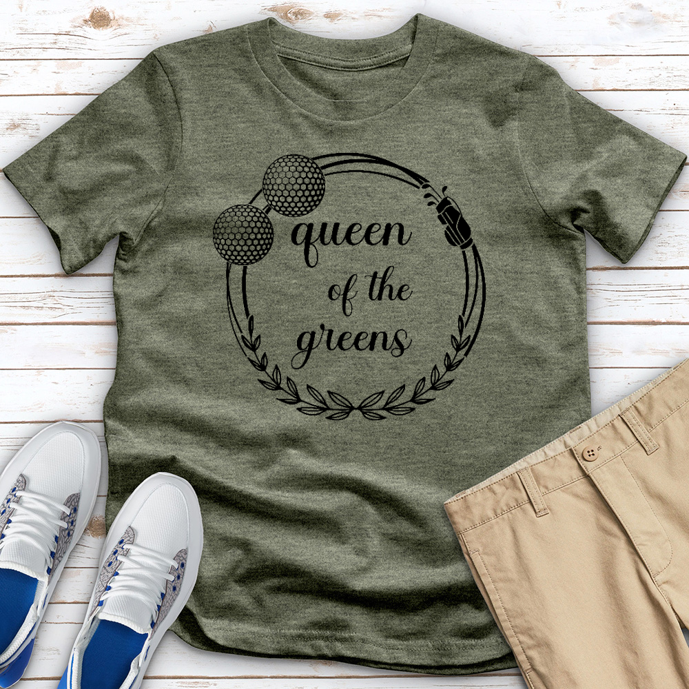 Be Kind Play Golf Heathered Tee