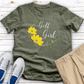 Golf Girl Wreath Heathered Tee