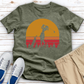 Female Golfer 2 Heathered Tee