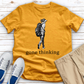 Gone Thinking Heathered Tee