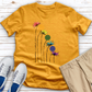 Rainbow Dandelion Golf Heathered Tee